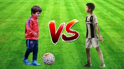 Ronaldo Jr match against  Messi Jr 2020 - YouTube