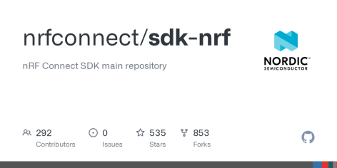 GitHub - nrfconnect/sdk-nrf: nRF Connect SDK main repository