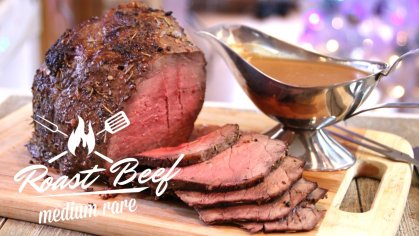The Perfect Roast Beef Done to Medium Rare - Cook n' Share