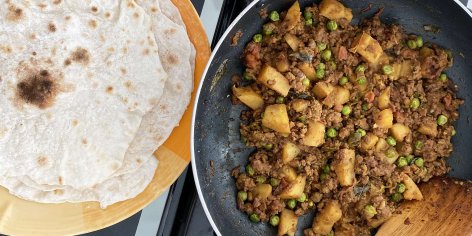 how to cook keema aloo