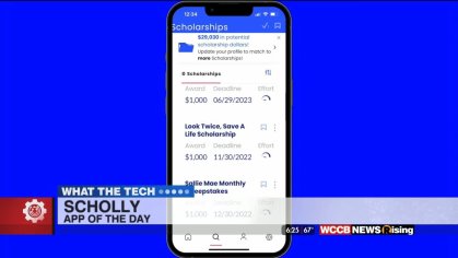 What The Tech: App Of The Day, Scholly - WCCB Charlotte's CW