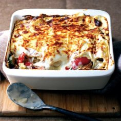 Roasted Mediterranean vegetable lasagne recipe | delicious. magazine