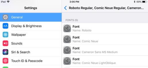 How to Install Fonts on an iPad or iPhone 