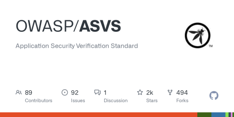 GitHub - OWASP/ASVS: Application Security Verification Standard