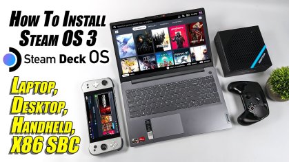 How To Install Steam Deck OS on Any Laptop, Desktop, Or Hand-Held, It's Pretty Awesome! - YouTube