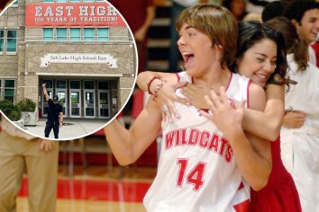Zac Efron returns to East High from 'High School Musical'