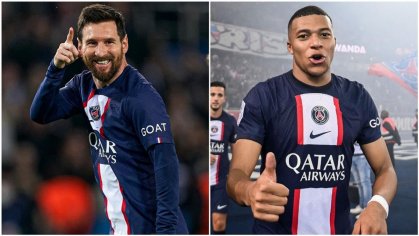 lionel messi and kylian mbappe