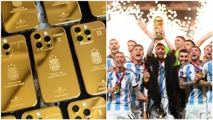 Generous Lionel Messi Gifts Gold iPhone 14s to All of Argentina’s World Cup Winning Team and Staff<!-- --> - SportsBrief.com