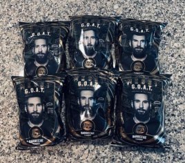 MESSI G.O.A.T Limited Edition World Cup Lay's BBQ Chips (6 Bags) - BULK ORDER  | eBay