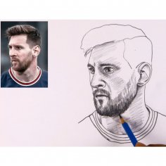 Realistic face Leo Messi easy Pencil Sketch #messi #art | Realistic face Leo Messi easy Pencil Sketch #messi #art

#drawing 
#cr7 
#sayeddrawingacademy | By Sayed Drawing Academy