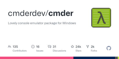 Releases · cmderdev/cmder · GitHub