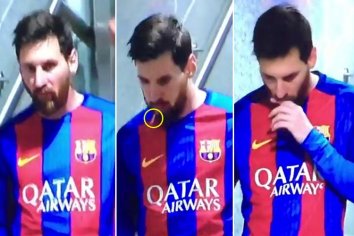 Lionel Messi left spitting blood after clash during Barcelona's heated El Clasico win over Real Madrid | The Sun