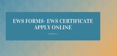 EWS Forms. EWS Certificate Online Application Form. Apply Now
