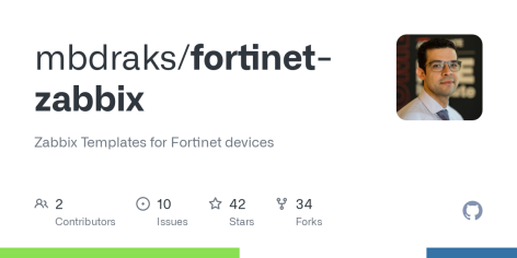 GitHub - mbdraks/fortinet-zabbix: Zabbix Templates for Fortinet devices