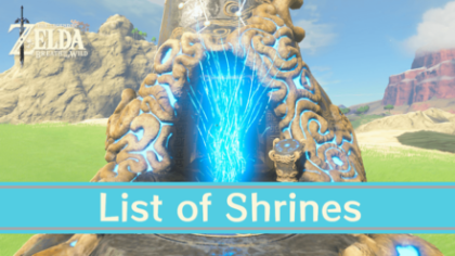 Shrines Map and All Shrine Locations | Zelda: Breath of the Wild (BotW)｜Game8