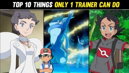 Top 10 Rare Things Only 1 trainer Can do|Top 10 Trainers With Unique Superpowers|Pokemon in Hindi|