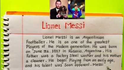 Lionel Messi Biography in English | Profile/Autobiography/Story Of Lionel Messi - YouTube