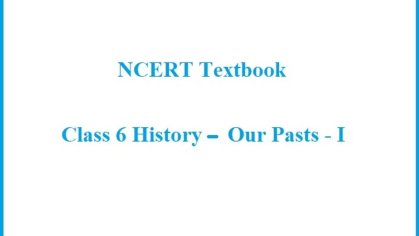 NCERT Book for Class 6 History 2022-23| Download in PDF