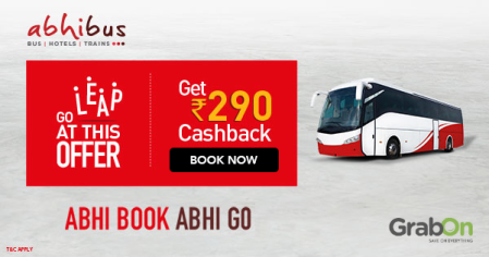 Abhibus Coupons, Offers: Up to ₹150 + ₹250 Cashback Codes