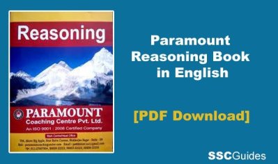 [Latest*] Paramount Reasoning Book 2020 Free PDF Download
