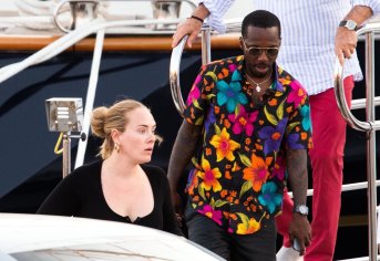 Adele Enjoys Yacht Trip on Italian Vacation with Boyfriend Rich Paul