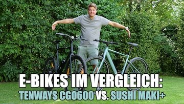 E-Bike-Test: Tenways CGO600 vs. Sushi Maki+ im Vergleich - CHIP