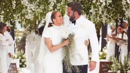 Jennifer Lopez comparte nuevas fotos  y los detalles más esperados de su sonada boda con Ben Affleck