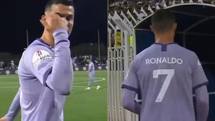 Cristiano Ronaldo gets angry in the middle of a match: You don't want to play... | Marca
