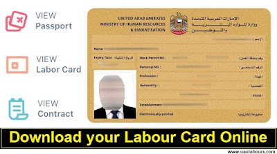 
How to Check UAE Labour Card Online - UAE Labours
