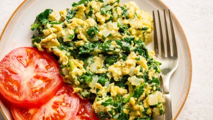 Scrambled Eggs With Spinach Recipes
