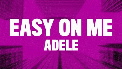 Adele - Easy On Me (Lyrics) 