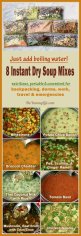 8 Instant Dry Soup Mixes | Just Add Boiling Water