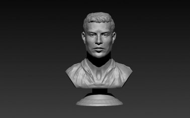 Cristiano Ronaldo 3D print model 3D model 3D printable | CGTrader
