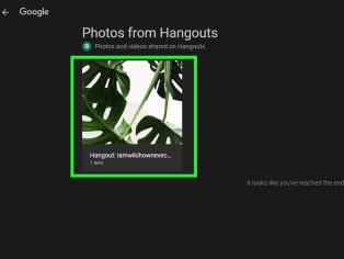 How to View Photos from Google Hangouts
