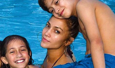 Jennifer Lopez z dziećmi - Emme i Maxem | Viva.pl