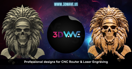 
      3D STL Models for CNC Router and 3d illusion laser-ready files.
      – 3DWave.us
    