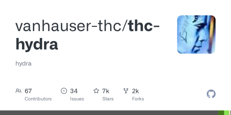 GitHub - vanhauser-thc/thc-hydra: hydra