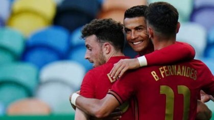 Portugal 4-0 Israel: Cristiano Ronaldo & Bruno Fernandes score in win - BBC Sport