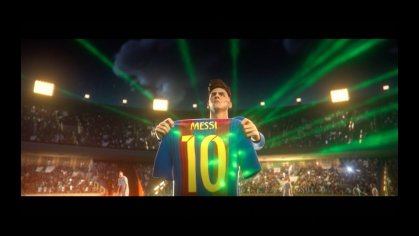 lionel messi cartoon