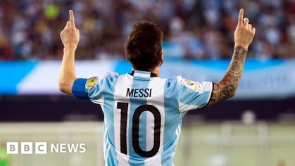 Lionel Messi announces international retirement - BBC News