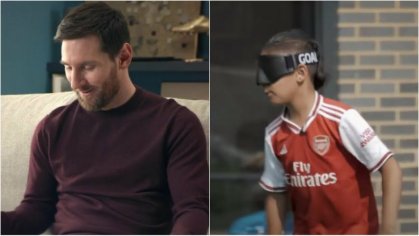 Mes-see: Lionel Messi sends £4,200 OrCam glasses to young blind Arsenal supporter
