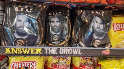 GOAT Lionel Messi on Lay's Barbecue Chips in 2023 | Barbecue chips, Lionel messi, Messi