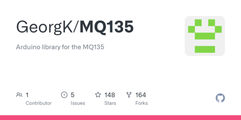 GitHub - GeorgK/MQ135: Arduino library for the MQ135
