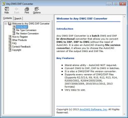 Any DWG DXF Converter (free version) download for PC