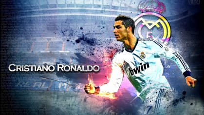 Download Running Cristiano Ronaldo Cr7 3d Wallpaper | Wallpapers.com