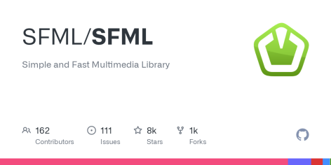 GitHub - SFML/SFML: Simple and Fast Multimedia Library
