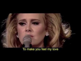 Adele - Make You Feel My Love (w/ lyrics) - YouTube
