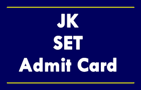 Download JKSET Admit Card  2022 Click on link