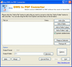 DWG to PDF (free version) download for PC