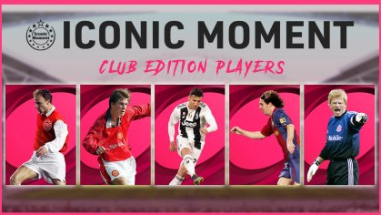 PES 2021 Iconc Moments Players Club Editions